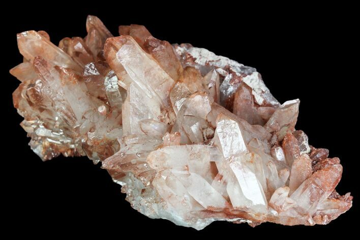 Natural, Red Quartz Crystal Cluster - Morocco #101489